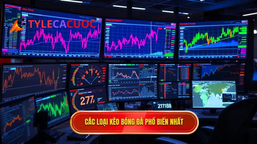Các loại kèo phổ biến cần theo dõi 24/7