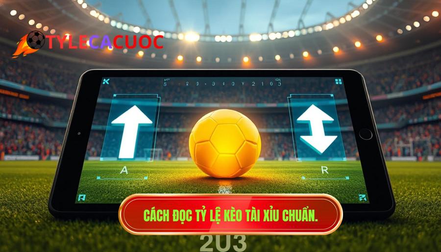 3. Cách đọc tỷ lệ kèo Tài Xỉu chuẩn.