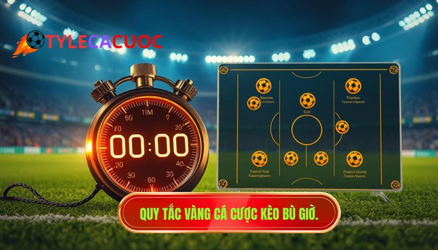 3. Quy tắc vàng cá cược kèo bù giờ.