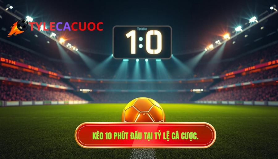 Kèo cược đội ghi bàn trong 10 phút đầu
