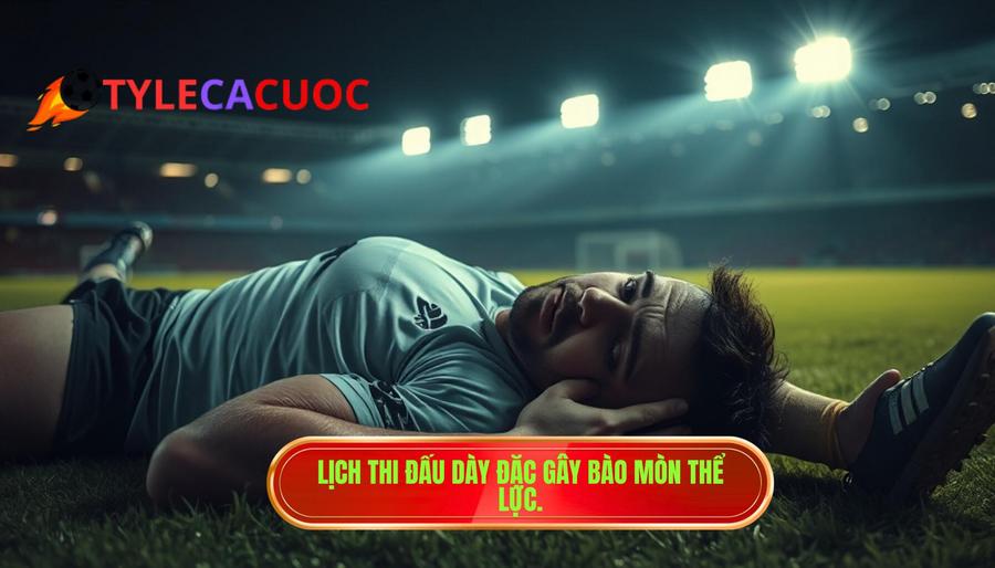 Tác động của lịch thi đấu dày đặc đến thể lực cầu thủ